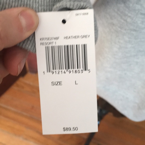 NWT Michael KORS Gray Hooded Sweatshirt - Picture 3 of 6